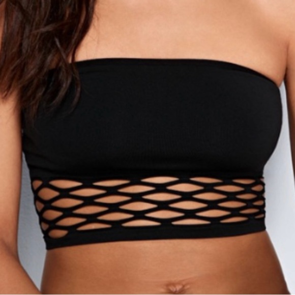 PINK Victoria's Secret Tops - VS PINK fishnet tube top